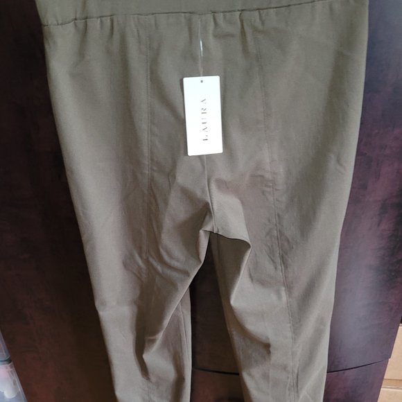 LAURA pull-on slim leg ankle pant - Picture 4 of 6